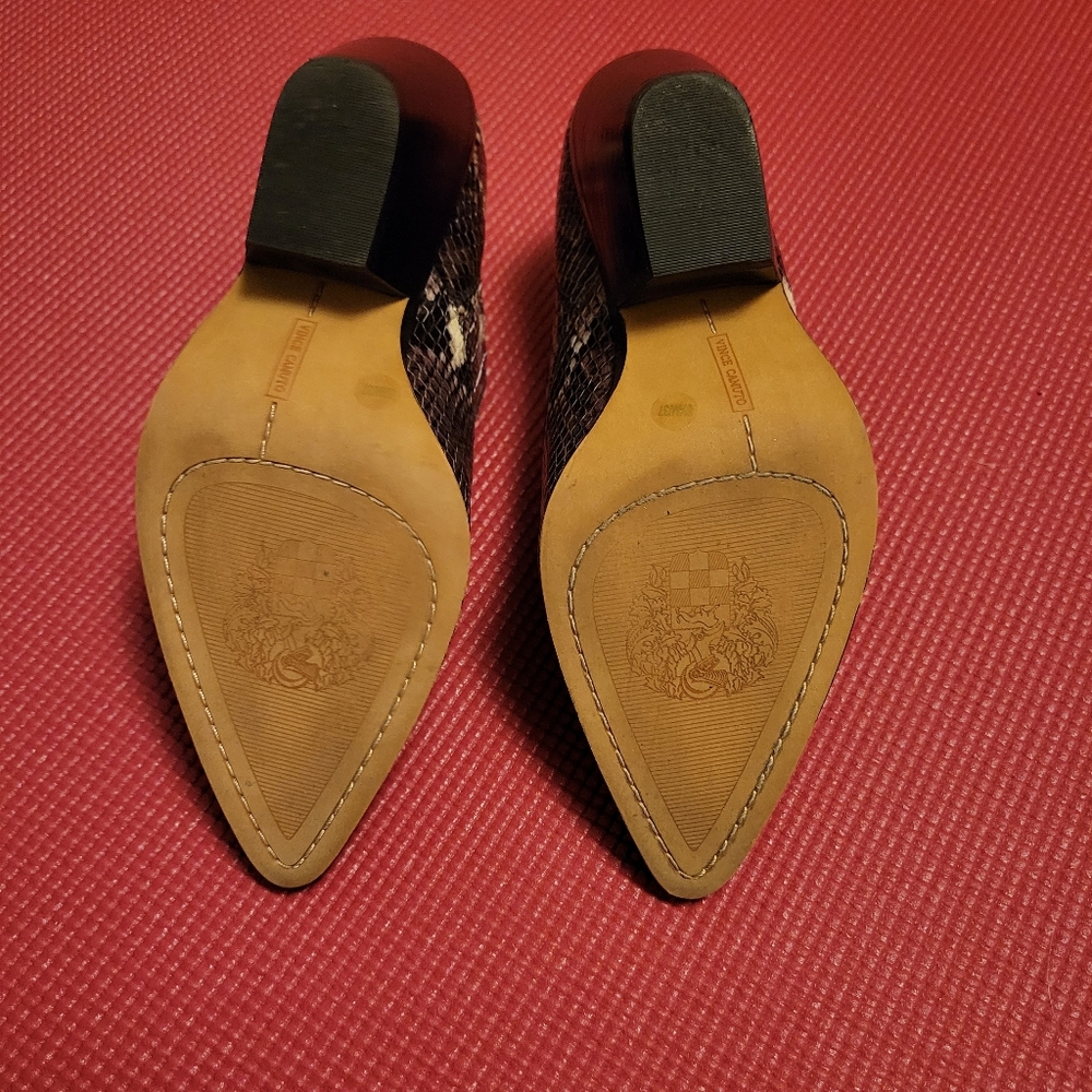 Vince Camuto 6.5 Python Design Leather - image 5